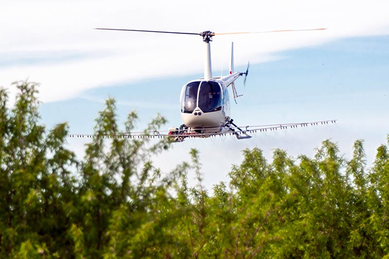 Missouri Frost Control by Helicopter